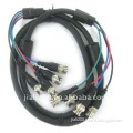 30ft/9m Double-Shielded 4BNC to 4BNC cctv cable with 2 Ferrites